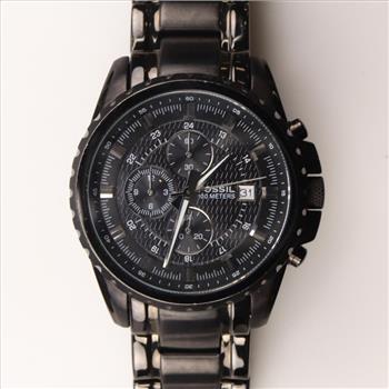 Fossil Black Analog Chronograph Watch