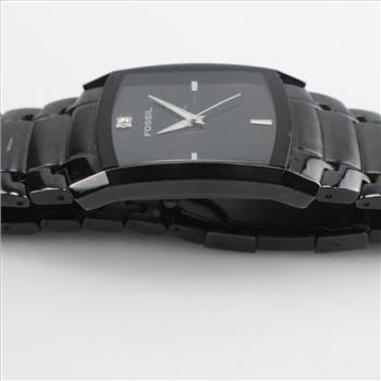 Fossil Black Diamond  Dial Watch