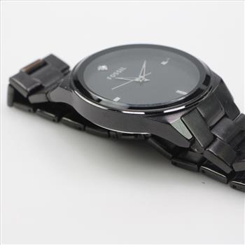 Fossil Black Stainless Steel Watch
