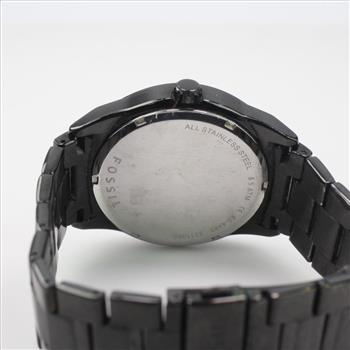 Fossil Black Stainless Steel Watch