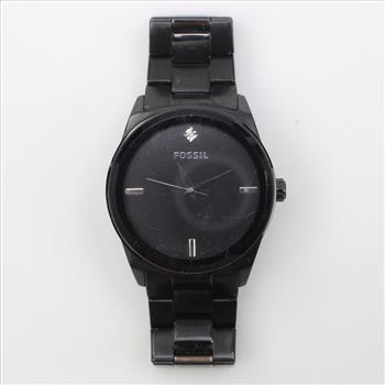 Fossil Black Stainless Steel Watch