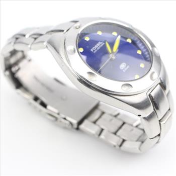 Fossil Blue Dial Watch