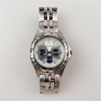 Fossil Blue Stainless Steel Watch