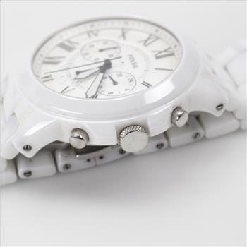 Fossil Grant Ceramic Chronograph Watch