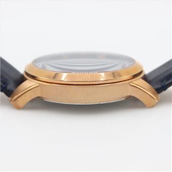 Fossil Grant Chronograph Navy Leather Watch