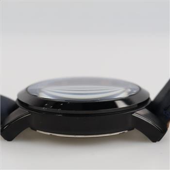 Fossil Grant Chronograph Navy Leather Watch