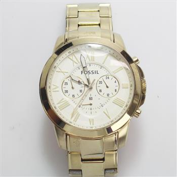 Fossil Grant Gold Stainless Steel Watch