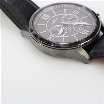 Fossil Gunmetal Gray Tone Chronograph Watch