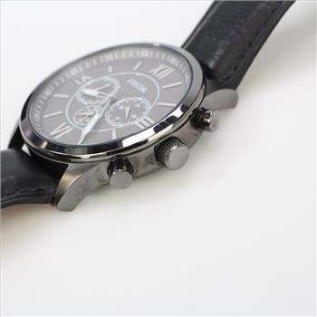 Fossil Gunmetal Gray Tone Chronograph Watch