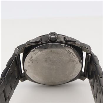 Fossil Machine Chronograph Smoke Stainless Steel Watch