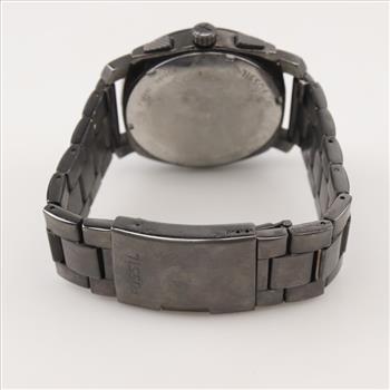 Fossil Machine Chronograph Smoke Stainless Steel Watch