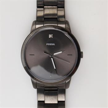 Fossil Minimalist Carbon Watch