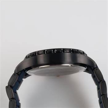 Fossil Nate Chronograph Black & Blue Watch