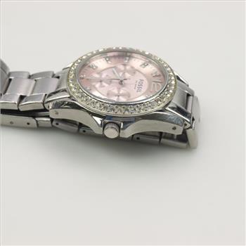 Fossil Rose Glitz Chronograph Watch