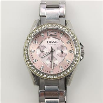 Fossil Rose Glitz Chronograph Watch