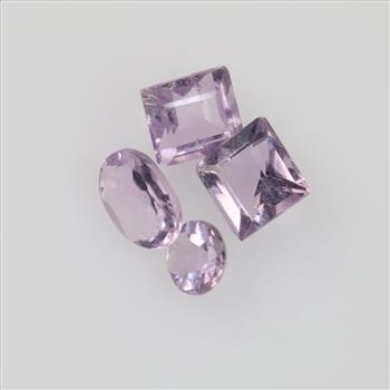 Four Amethyst Loose Stones