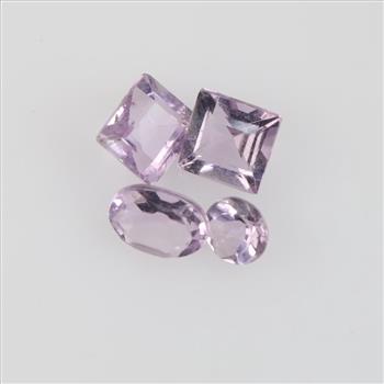 Four Amethyst Loose Stones