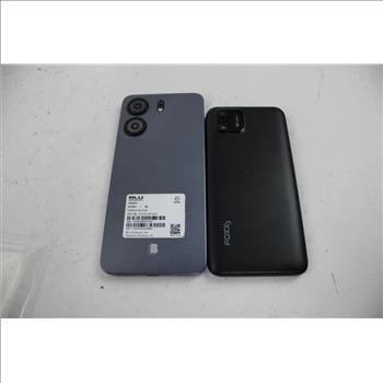 Foxx, BLU Cell Phone Lot, 2 Pieces, Sold For Parts