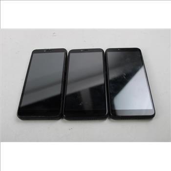 Foxx Cell Phone Lot, 3 Pieces, Sold For Parts