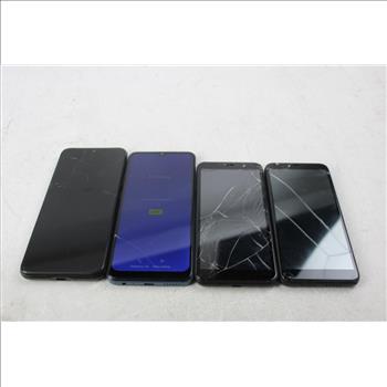 Foxx, Hotpepper, T-Mobile, Cloud Mobile Cell Phone Lot, 4 Pieces, Sold For Parts