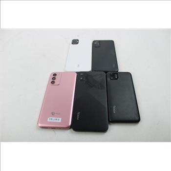 Foxx, PCD, Hotpepper, TCL Cell Phone Lot, 5 Pieces, Sold For Parts
