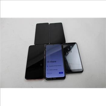 Foxx, PCD, Hotpepper, TCL Cell Phone Lot, 5 Pieces, Sold For Parts