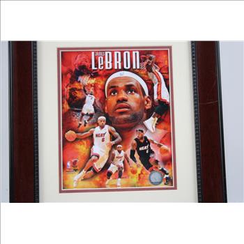Framed 8x10 Photo LeBron James