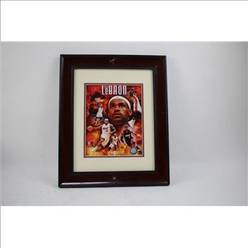 Framed 8x10 Photo LeBron James