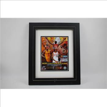 Framed 8x10 Photo LeBron James