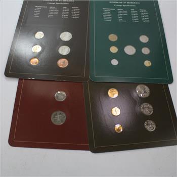 Franklin Mint Coin Sets Of All Nations, 4 Sets