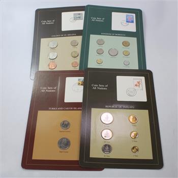 Franklin Mint Coin Sets Of All Nations, 4 Sets