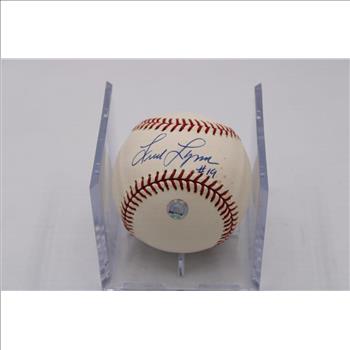 Fred Lynn Autographed Baseball - Authenticated By MLB | Property Room