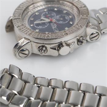 Freeze Chronograph Diamond Accent Watch