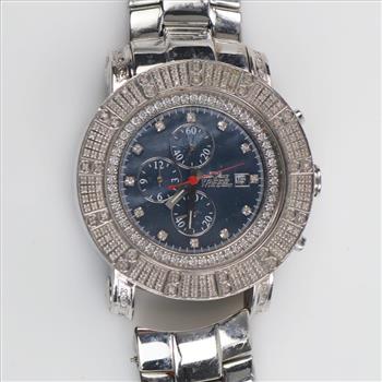 Freeze Chronograph Diamond Accent Watch