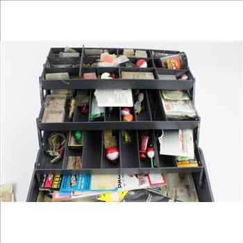 Freshwater Fishing Tackle Box, 25+ Pieces