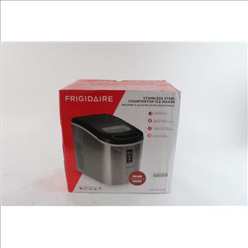 Frigidarie Stainless Steel Countertop Ice Maker