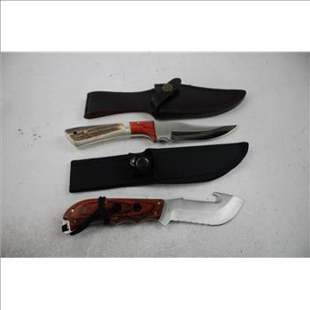 Frost Cutlery Fixed-Blade Knives, 2 Pieces