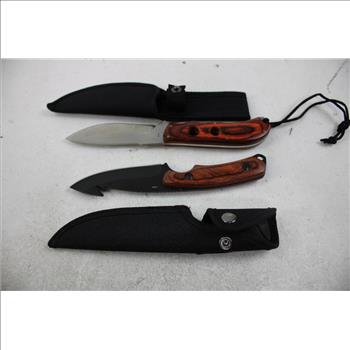Frost Cutlery Hunting/Skinning Knives, 2 Pieces