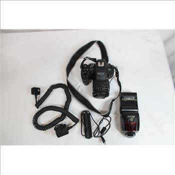 FujiFilm HS25EXR Digital Camera, EF-42 Flash, Flash Cord, And Remote Shutter Release