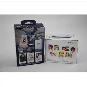 Fujifilm Instax Mini Instant Film Multi-pack, Fujifilm Instax Mini Link 2 Smartphone Printer, 2 Pieces