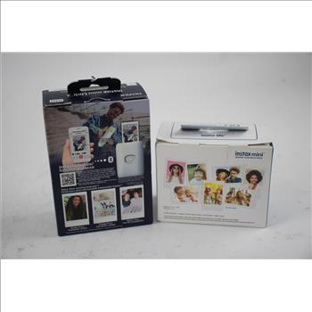 Fujifilm Instax Mini Link 2 Smartphone Printer, Fujifilm Instax Instant Film Multi-pack, 2 Pieces