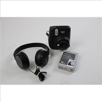 Fujifilm Polaroid Camera With 10 Sheets Of Film, Sony Headphones And More, 3+ Pieces