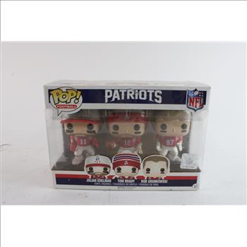 Funko Pop! Football Patriots Figure 3-Pack