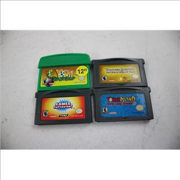 Games Explosion, Yoshi's Island, &  Pirates Of The Carribbean & More 4 Pieces