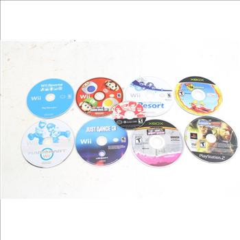 Games: Wii Mario Kart, Xbox Simpsons, Ps2, Gamecube And More: 9 Games