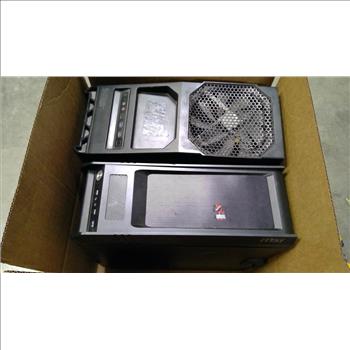 Gaming Computer Towers For Parts Only No HDD Untested, 2 Pieces