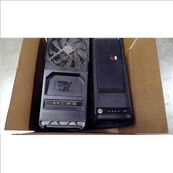 Gaming Computer Towers For Parts Only No HDD Untested, 2 Pieces