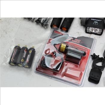 Gamo Red Laser Sight, Ultra Fire Flashlights+ More 12 Pieces