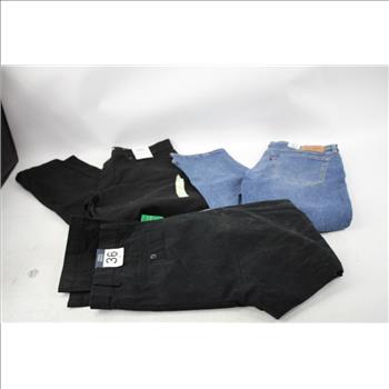 GAP Jeans, LEVI's Denim Jeans, Sonomoa Athletic Jeans, 36WxL32, 3 Pieces