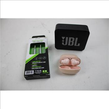 Garmin Nuvi, JBL Speaker, AUX Cable, And More, 7 Pieces